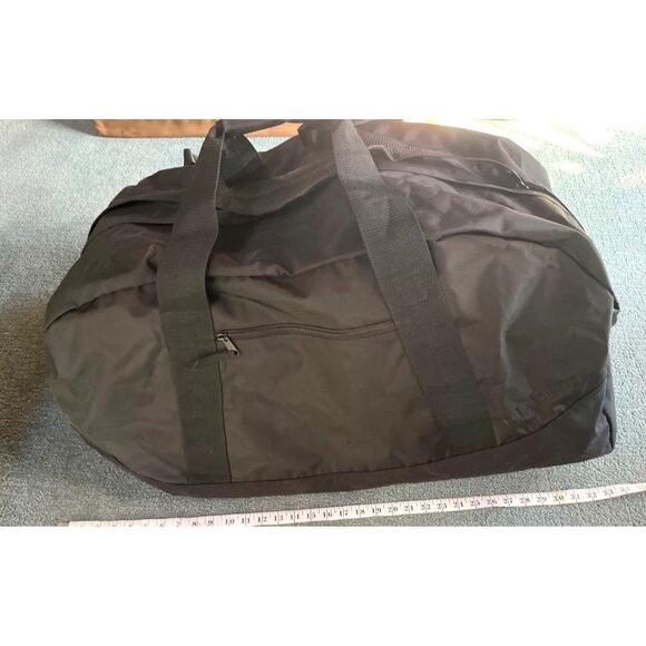 L.L. Bean Black Nylon XXL Duffel Bag W/Adjustable Strap 135L 34"x17"X15" C44 - Picture 2 of 12